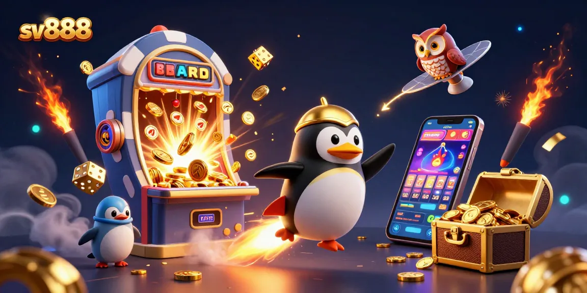 Experience sv888 with vibrant casino elements and games exploding into action.