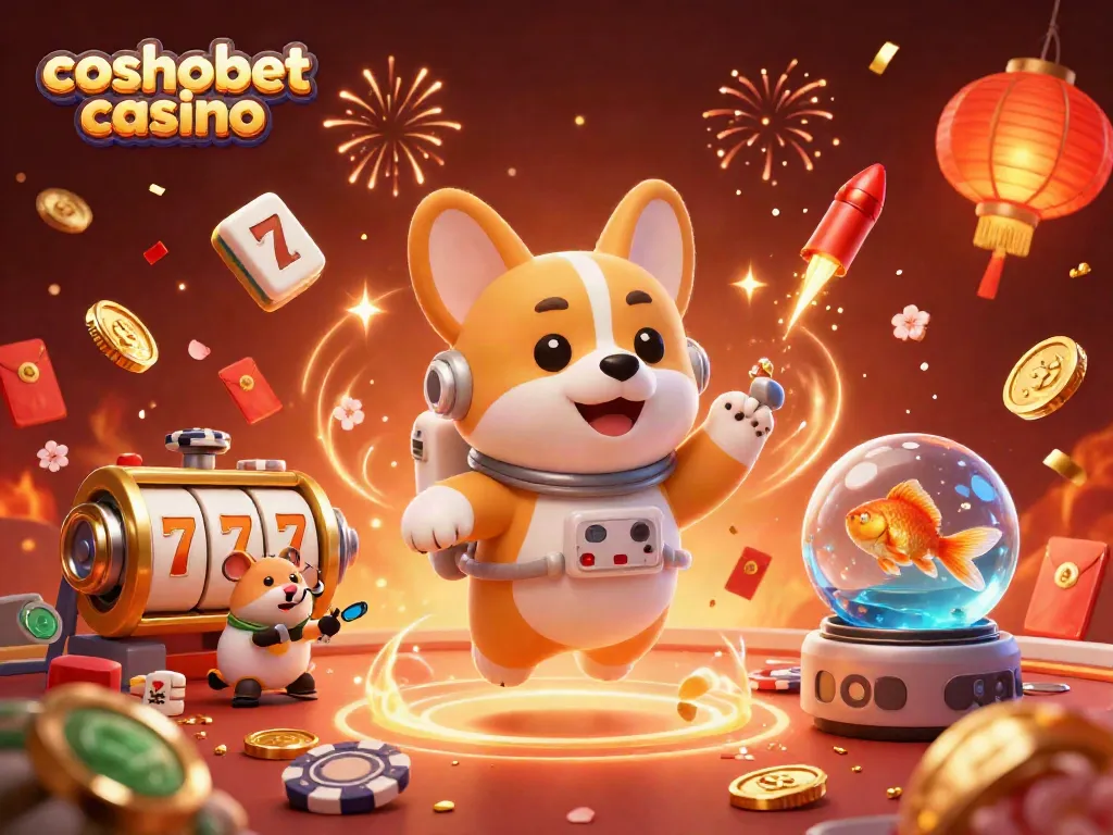 Experience the thrilling atmosphere of cosmobet casino with animated characters and vibrant gaming elements.