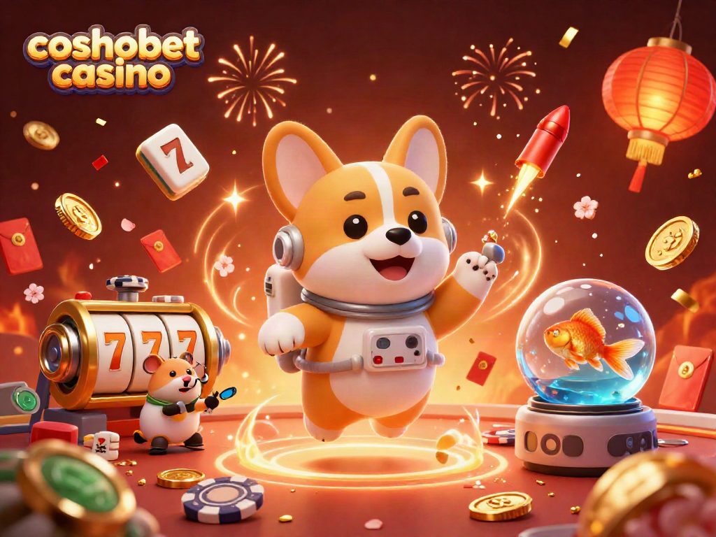 Experience the thrilling atmosphere of cosmobet casino with animated characters and vibrant gaming elements.