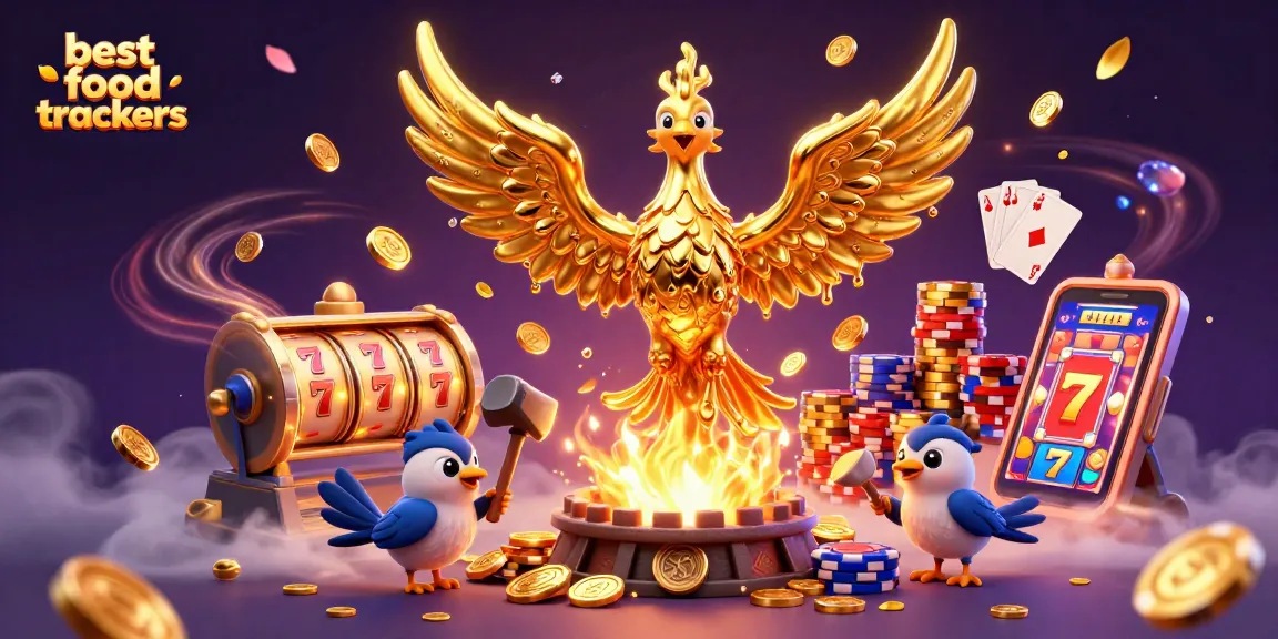 Experience the thrill of the best food trackers spinning jackpot reels with golden 7s in a dynamic casino scene.