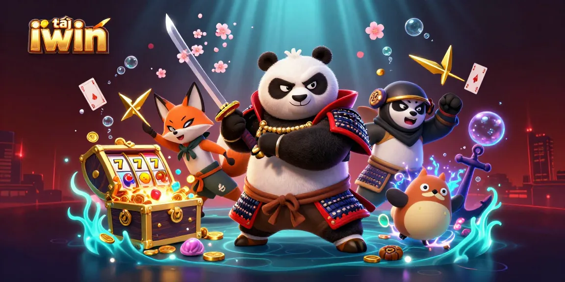 Experience thrilling gameplay with tải iwin featuring vibrant characters and exciting slot reels.