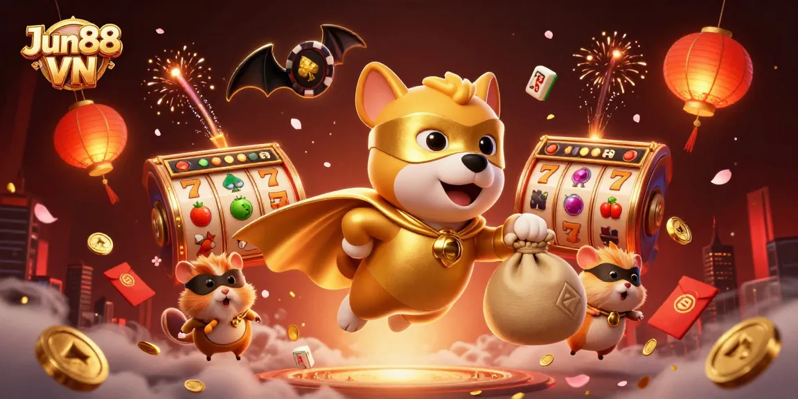 Experience thrilling gameplay with Jun88 VN featuring dynamic casino elements and superhero characters.