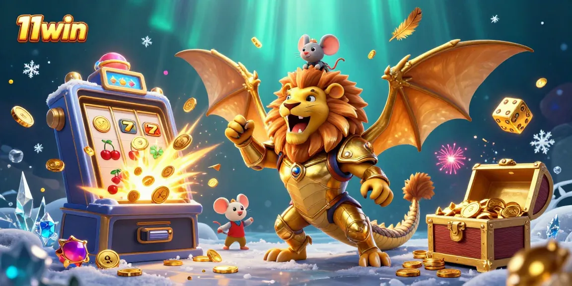 Experience the thrill of casino gaming with 11win's 3D chimeras and jackpot action.