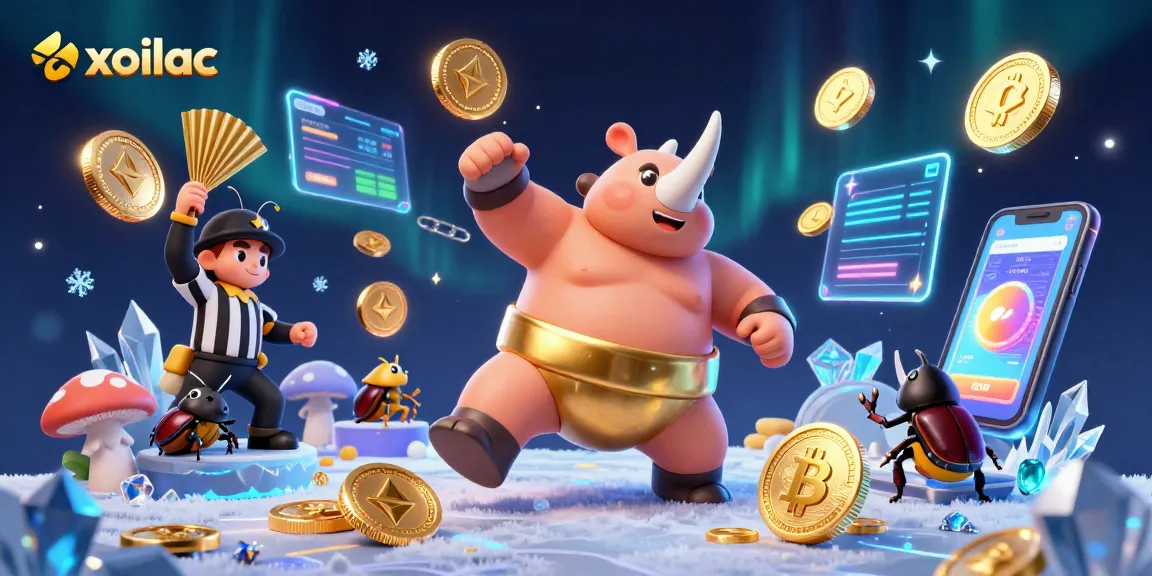 Drive winning strategies with xoilac in this vibrant 3D crypto casino scene.